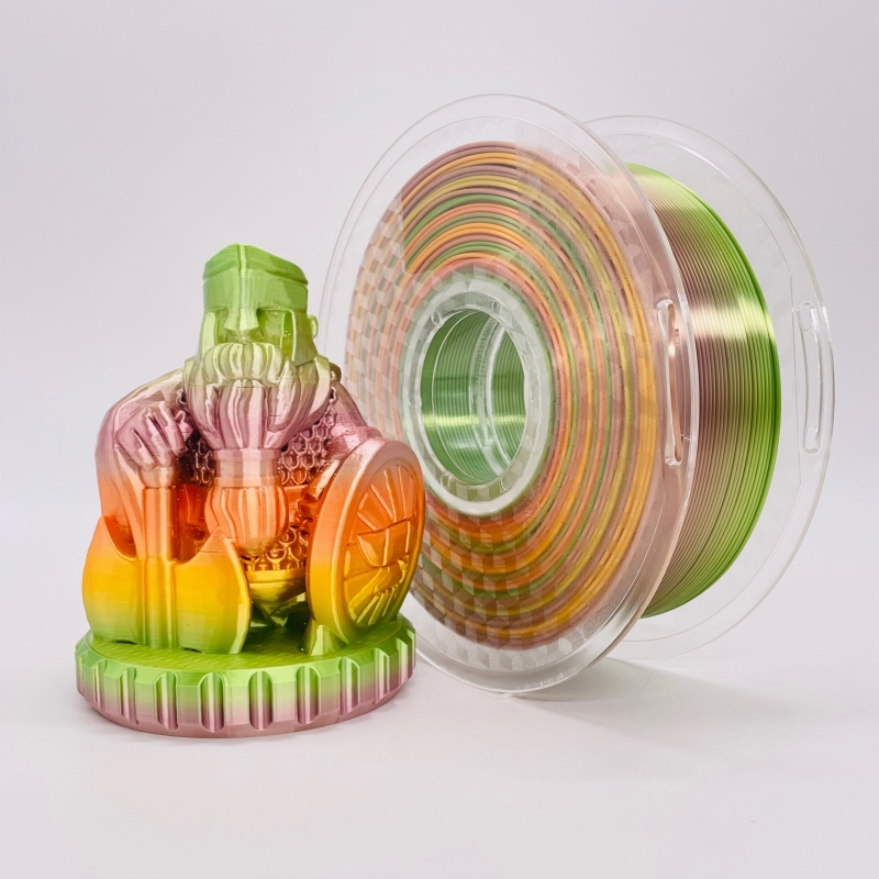 Шелковая радуга многоцветная PLA Filament Color1,75 мм 3D -принтер PLA Филамент